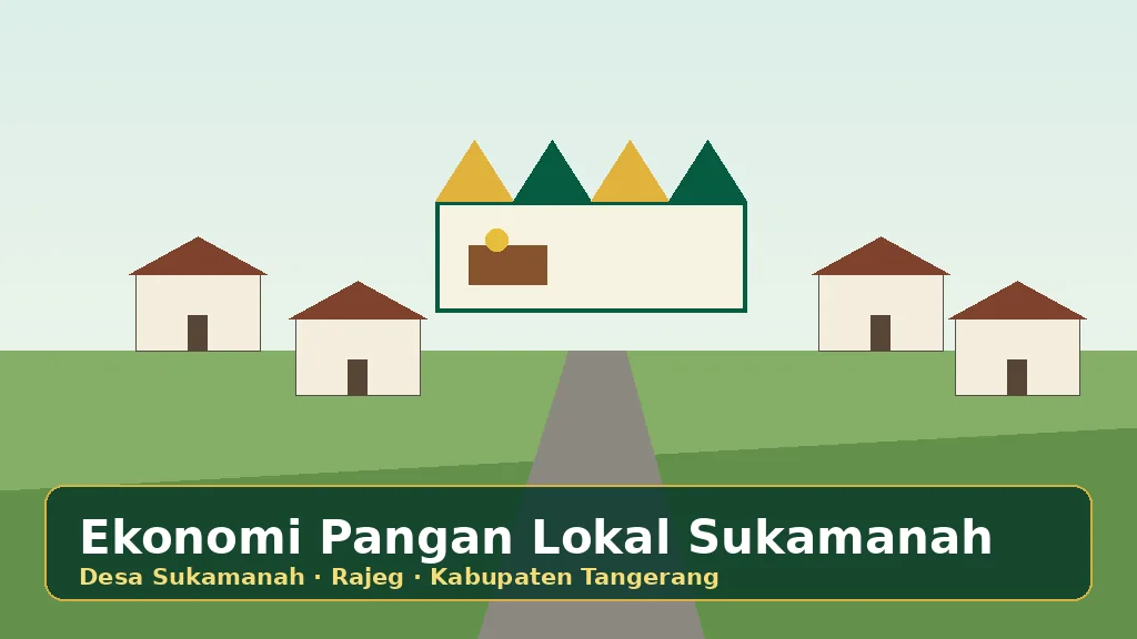 Ilustrasi UMKM & usaha warga Desa Sukamanah