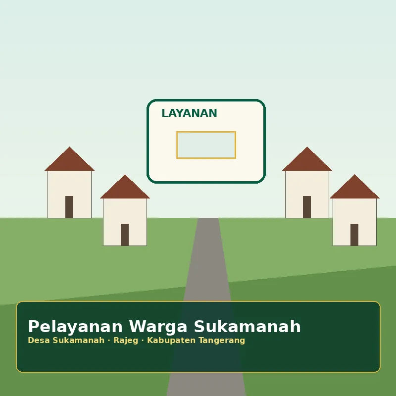 Ilustrasi pelayanan Desa Sukamanah